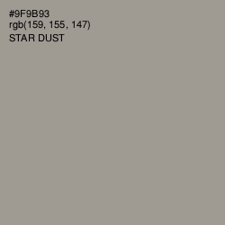 #9F9B93 - Star Dust Color Image